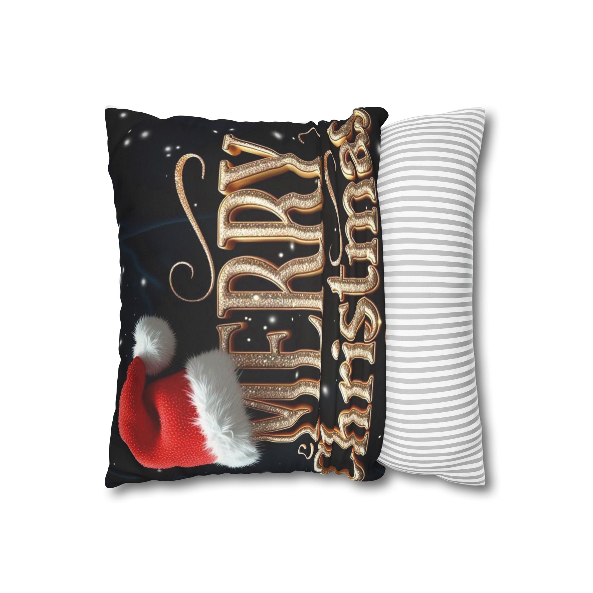 Christmas Decor Pillowcase, Merry Christmas Faux Suede Cushion Cover, Holiday Home Decor, Winter Vibes, Cozy Gift Idea